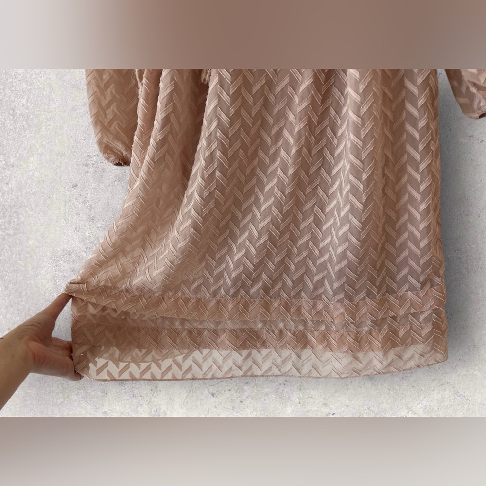 Anthropologie One September Anwen Peasant Dress Pink Size XS - Picture 6 of 11